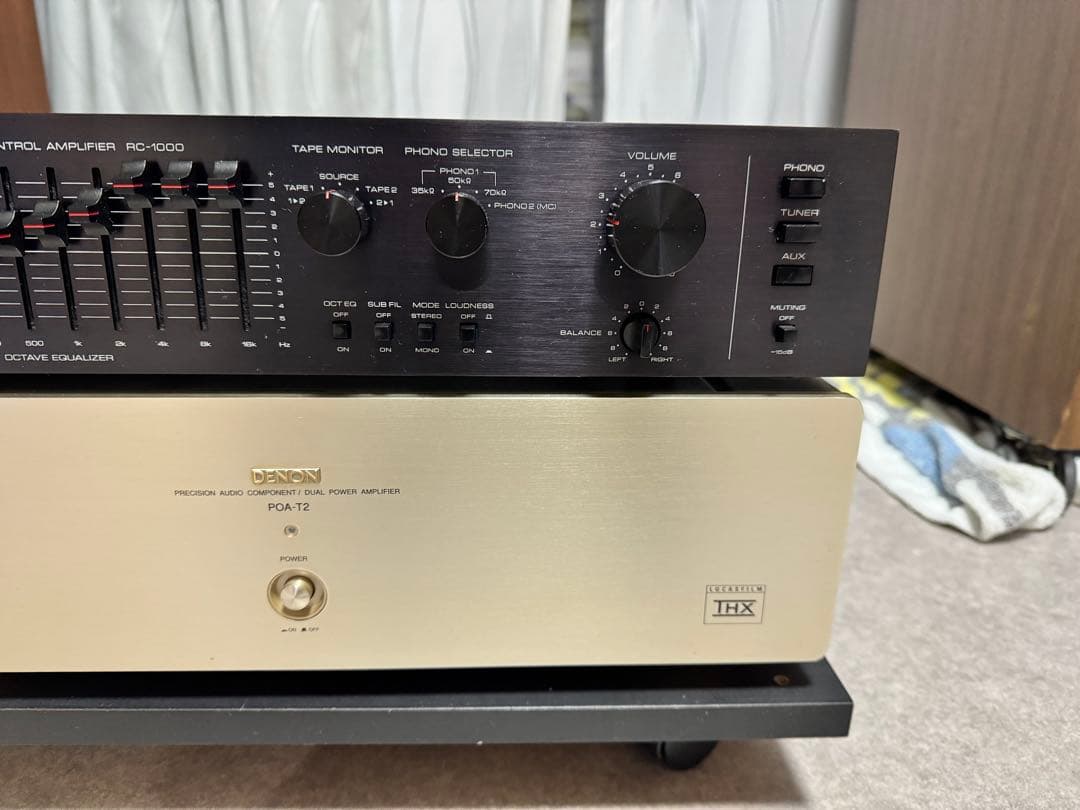 ROTEL RC-1000 & DENON POA-T2 セット動作確認済み