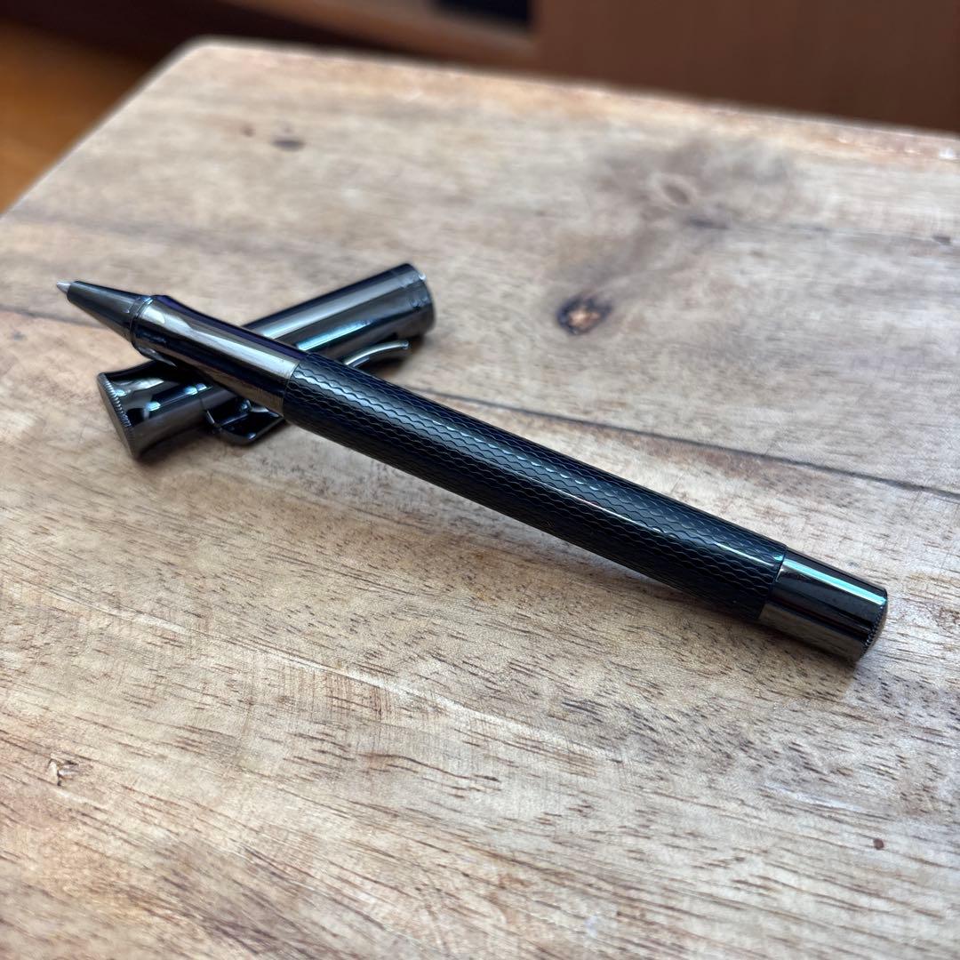 ギロシェブラックエディションローラーボール　グラフ　フォン　ファーバーカステル