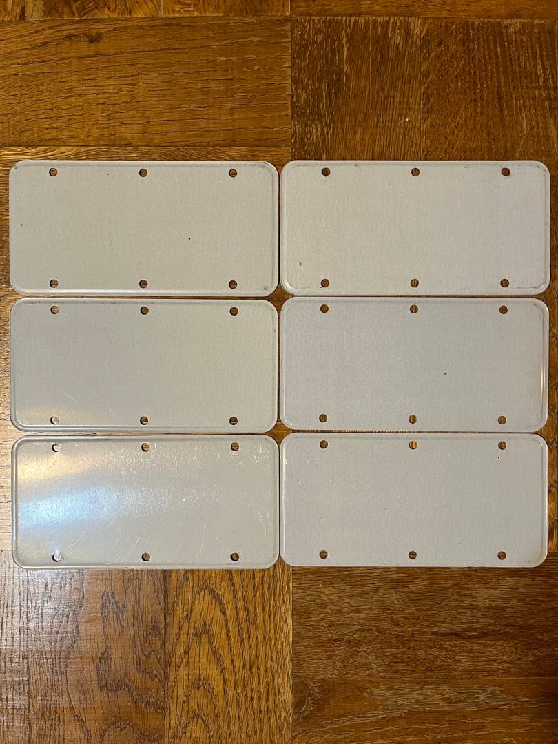 60年代　ビンテージ　モンスター　ライセンスプレート　6枚　hot rod