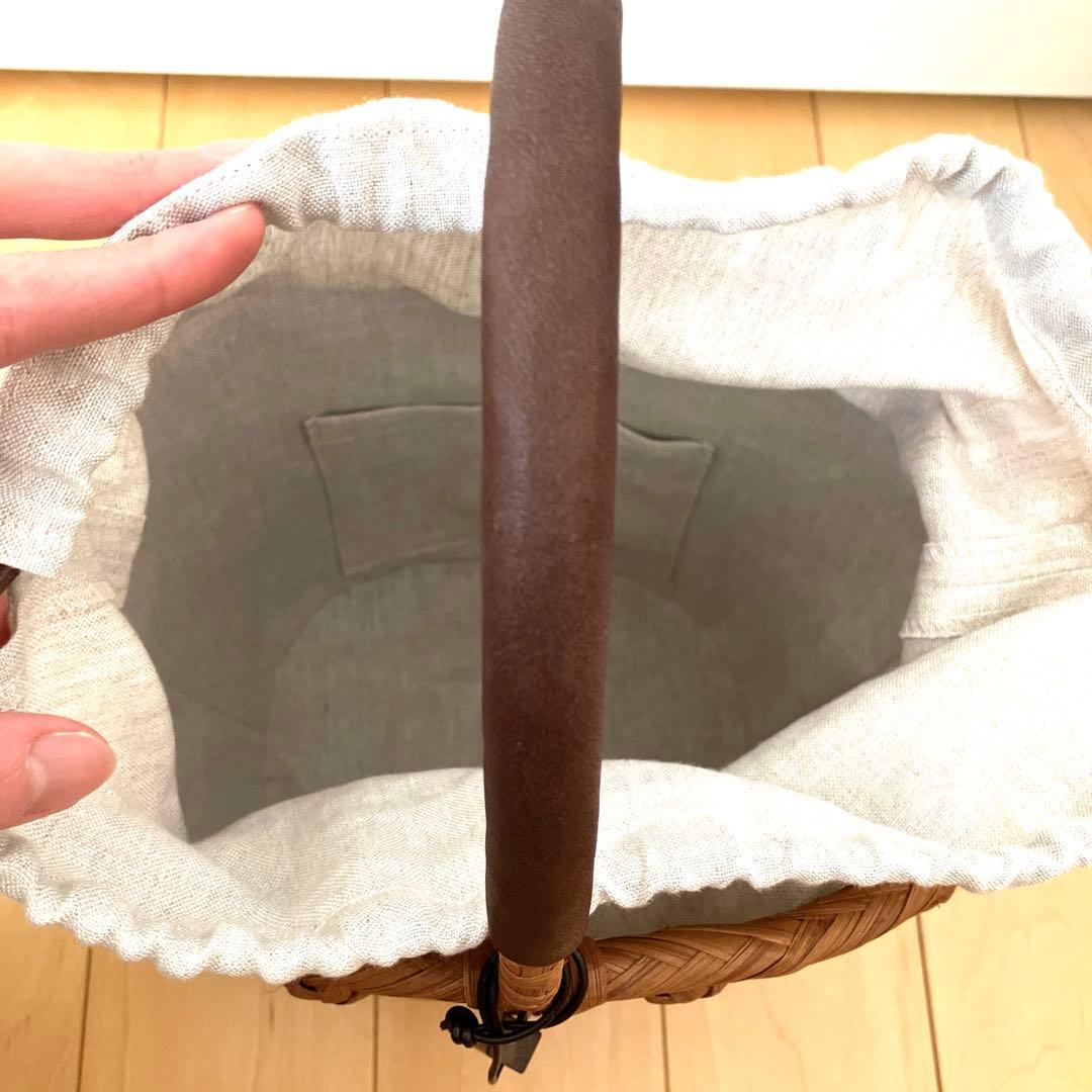 再値下げ　ヤマブドウ　山葡萄　バスケット　かごバッグ