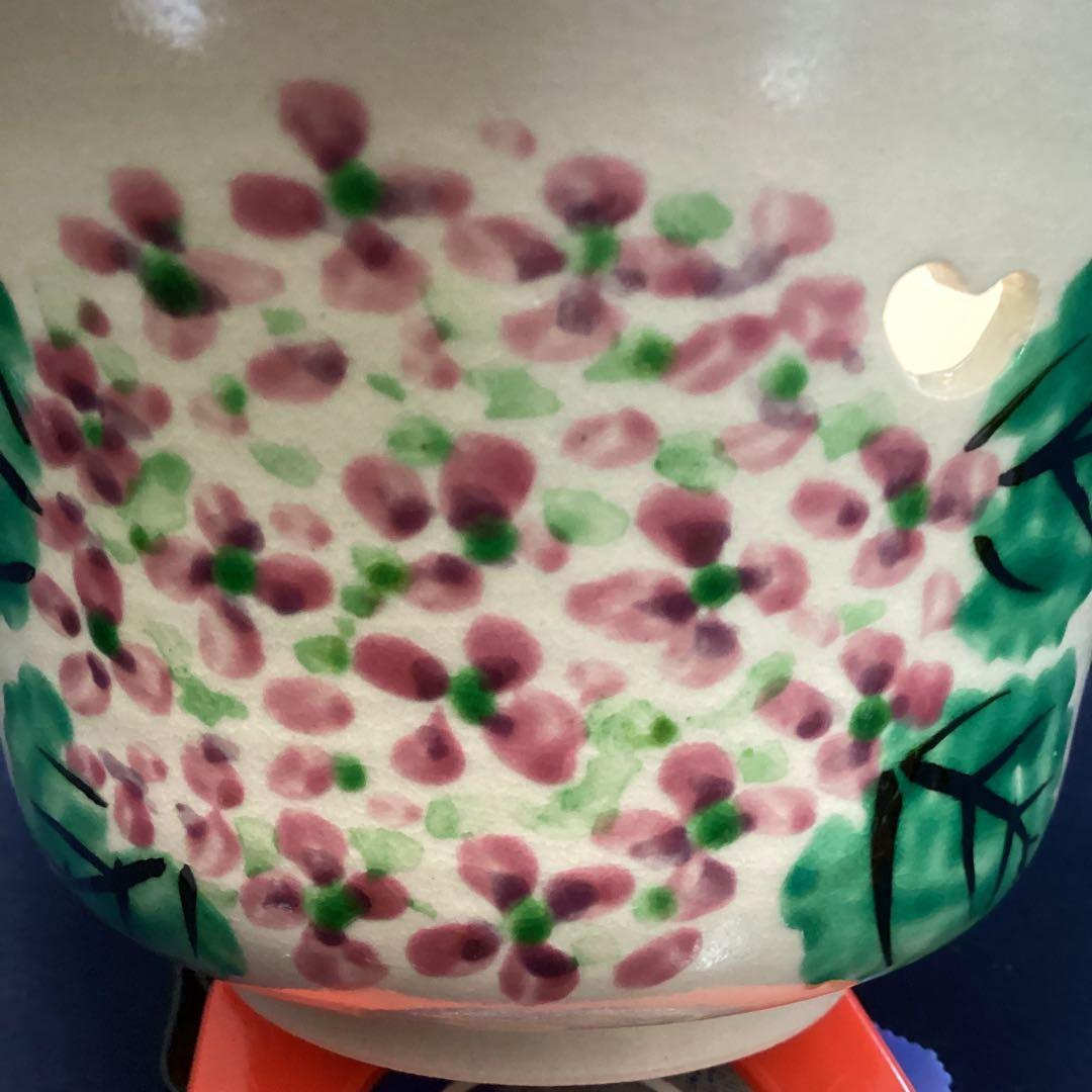京焼乾山写紫陽花絵向付10客　　新品未使用