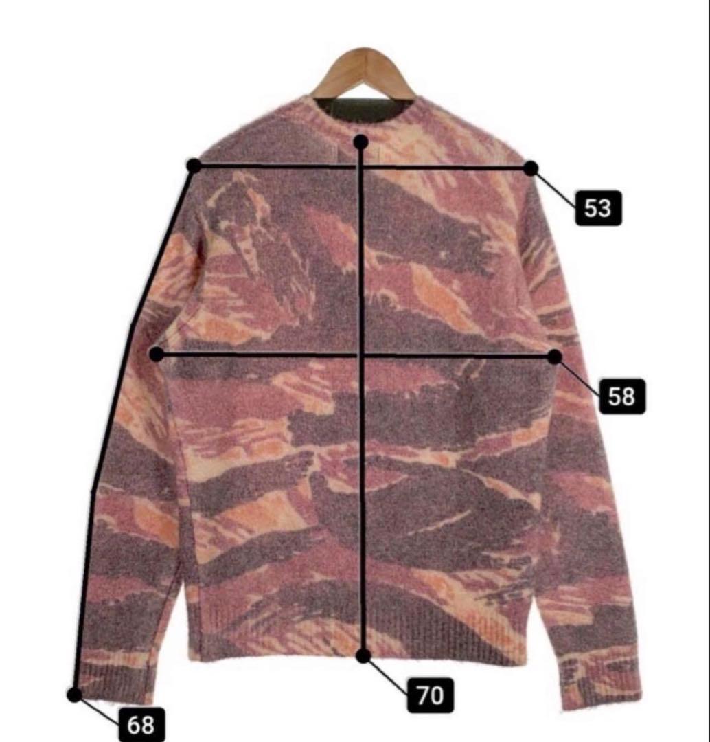 stussy 22aw マーブル模様　ニットセーター