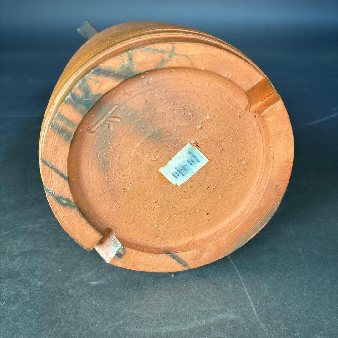 越後　竹元郁雄　手桶水指　共箱