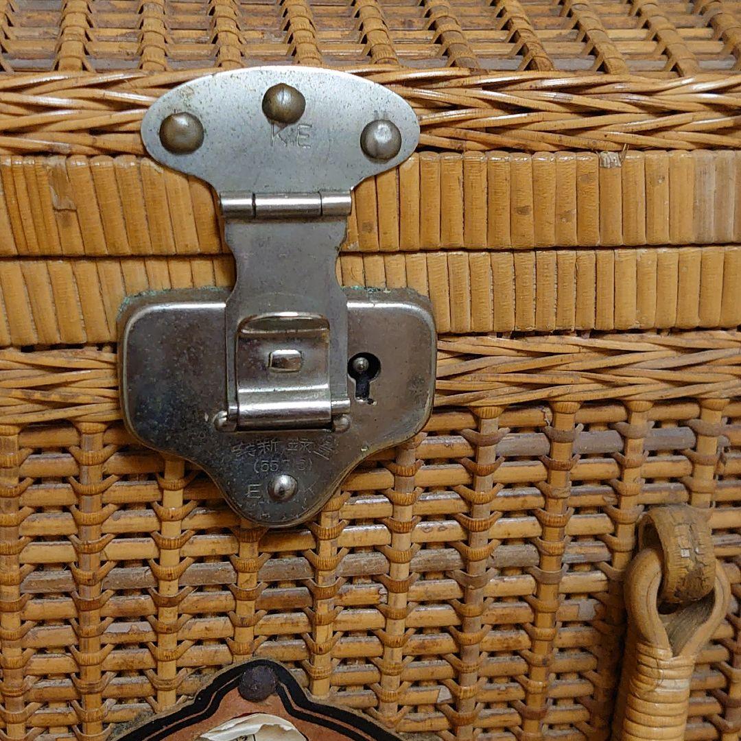竹製バスケット(昭和初期)