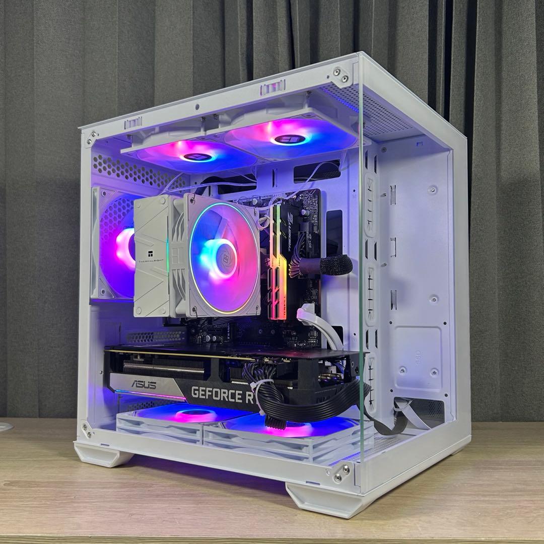 超高性能 白 ゲーミングPC RTX3070 Windows11 ワイルズ快適