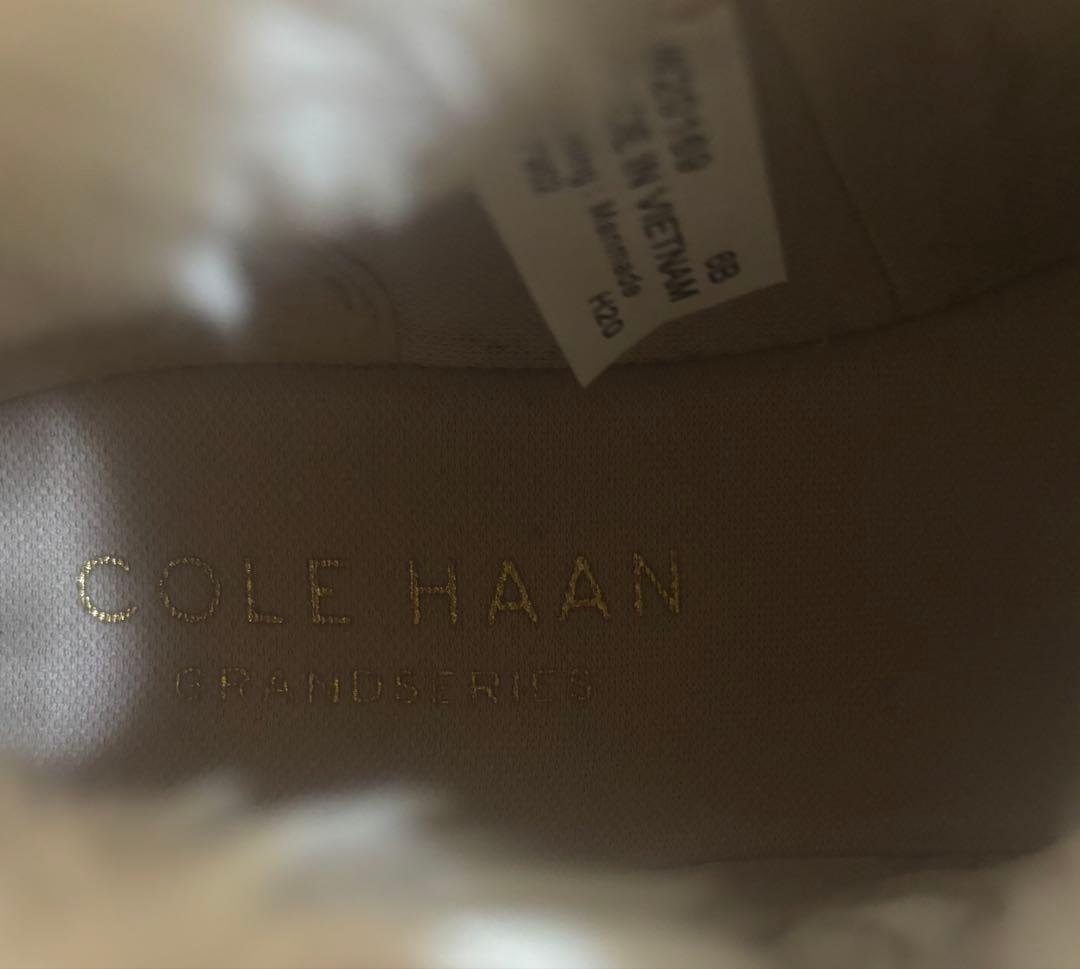 Cole Haan スエード ムートンブーツ ライトグレー
