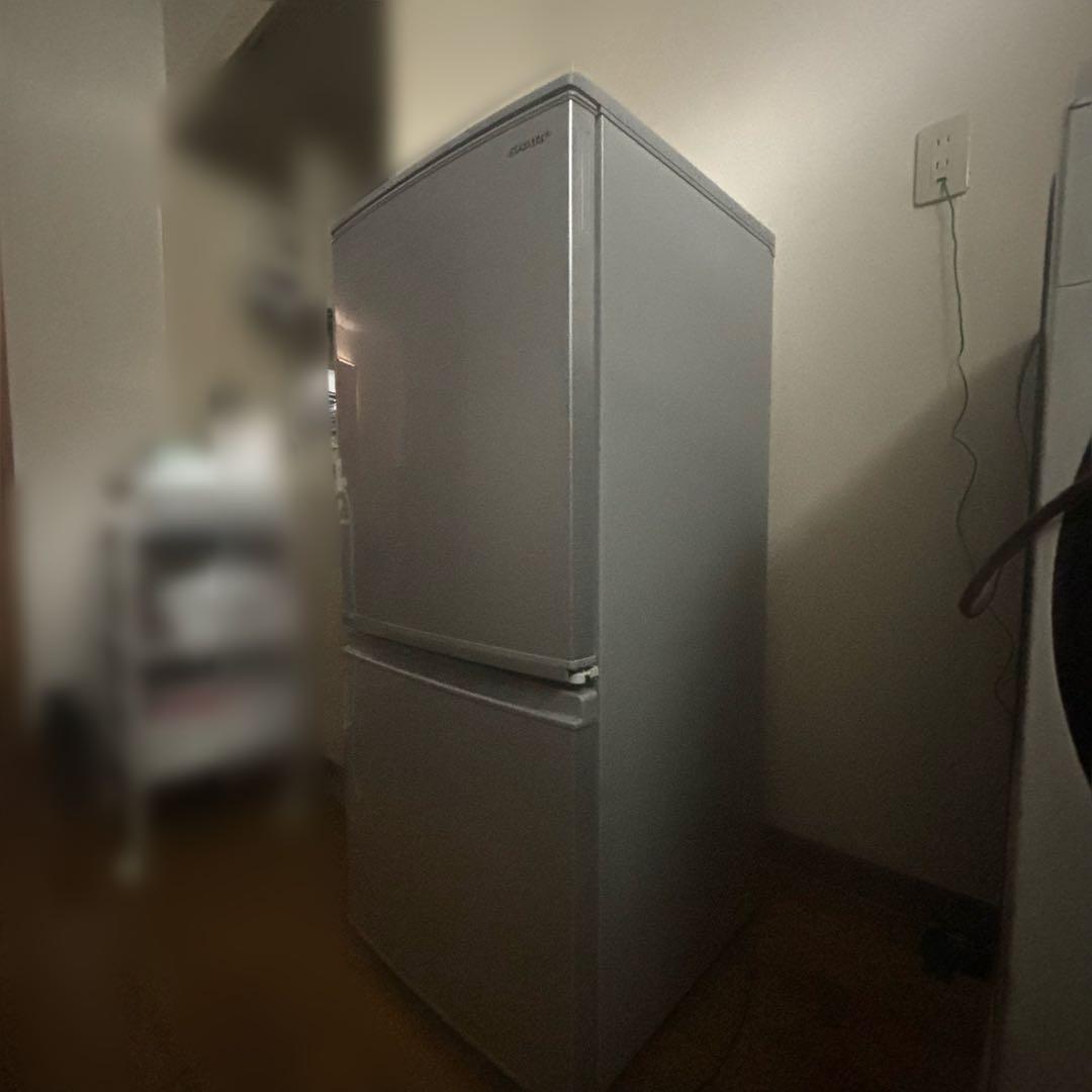 SHARP シャープ 2ドア冷蔵庫 SJ-D14F-S（シルバー） 137L