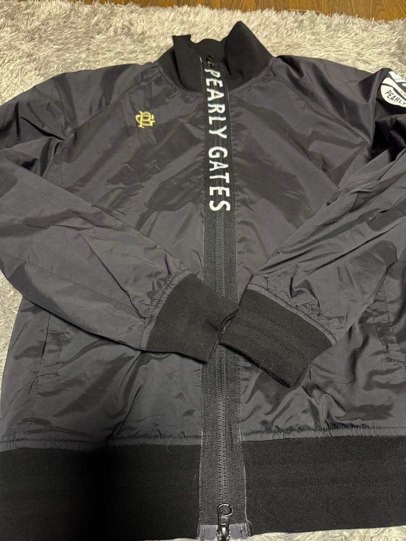 ポメリン 　PEARLY GATES ブラック　フルジップジャケット