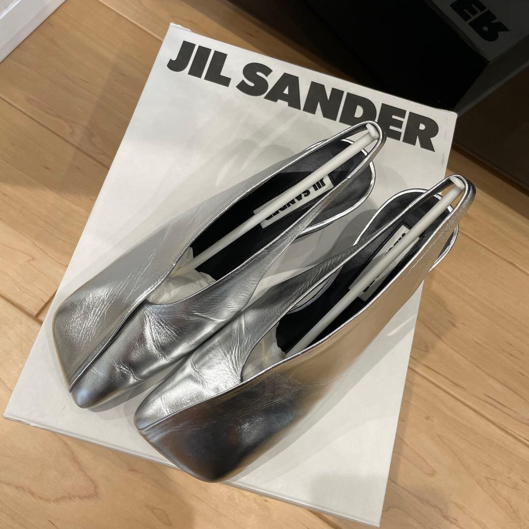 kai！jil sander バックストリングパンプス 35