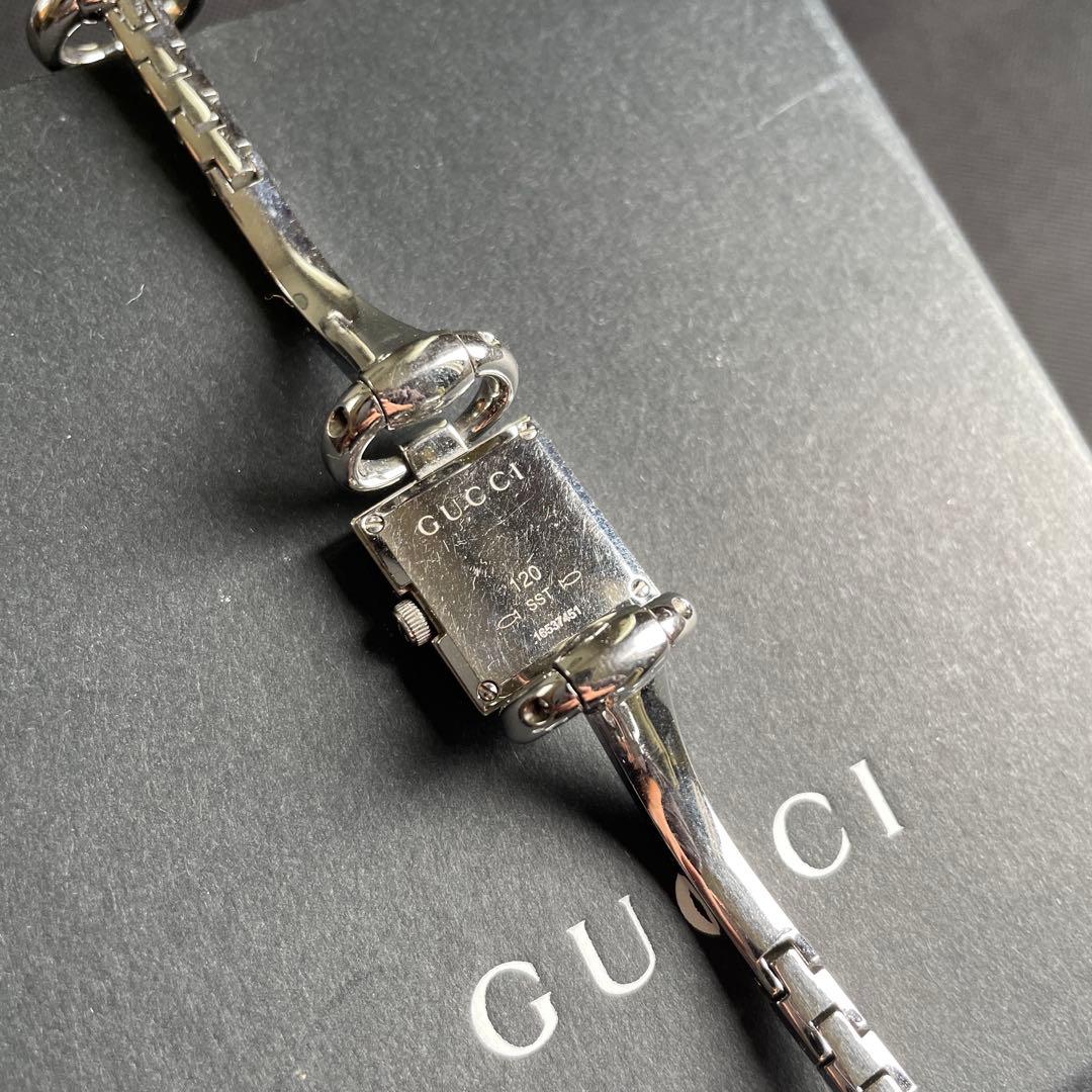 GUCCI ステンレススチール ピンクダイヤル 時計