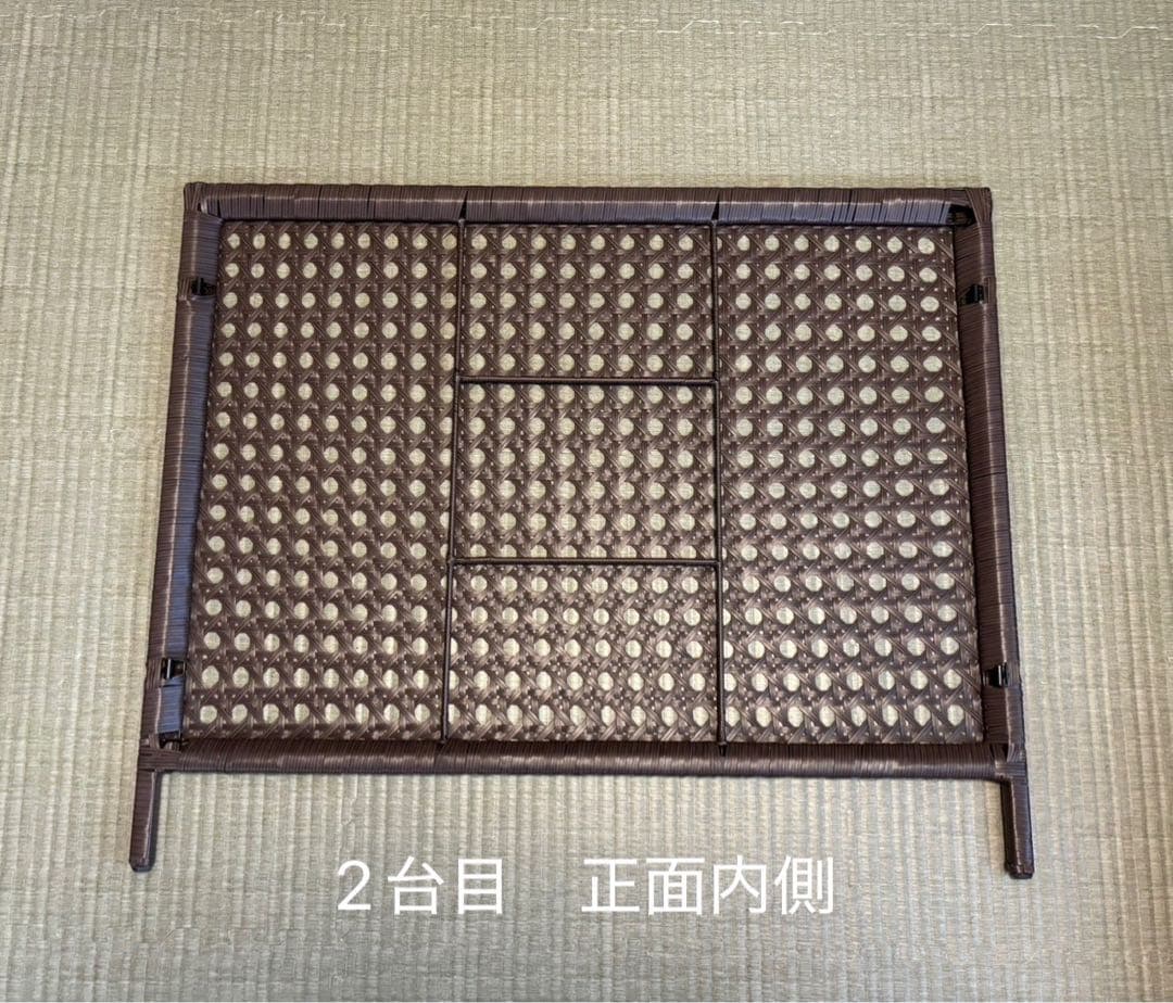 【室外機カバー】CV-950 ダークブラウン ラタン風　2台セット！