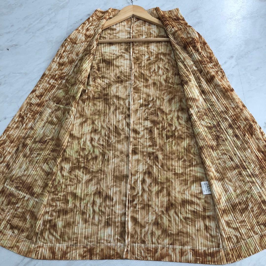 ✨極美品✨プリーツプリーズ 長袖シャツ 総柄 PP03-JD691 Lサイズ