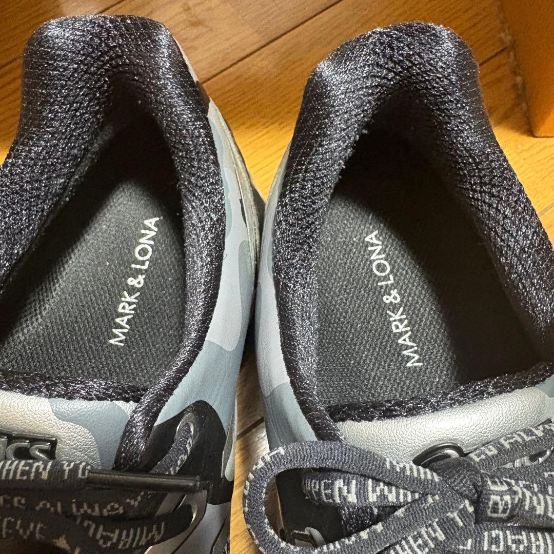 MARK & LONA カモフラージュ ゴルフシューズ　アシックスコラボ27cm