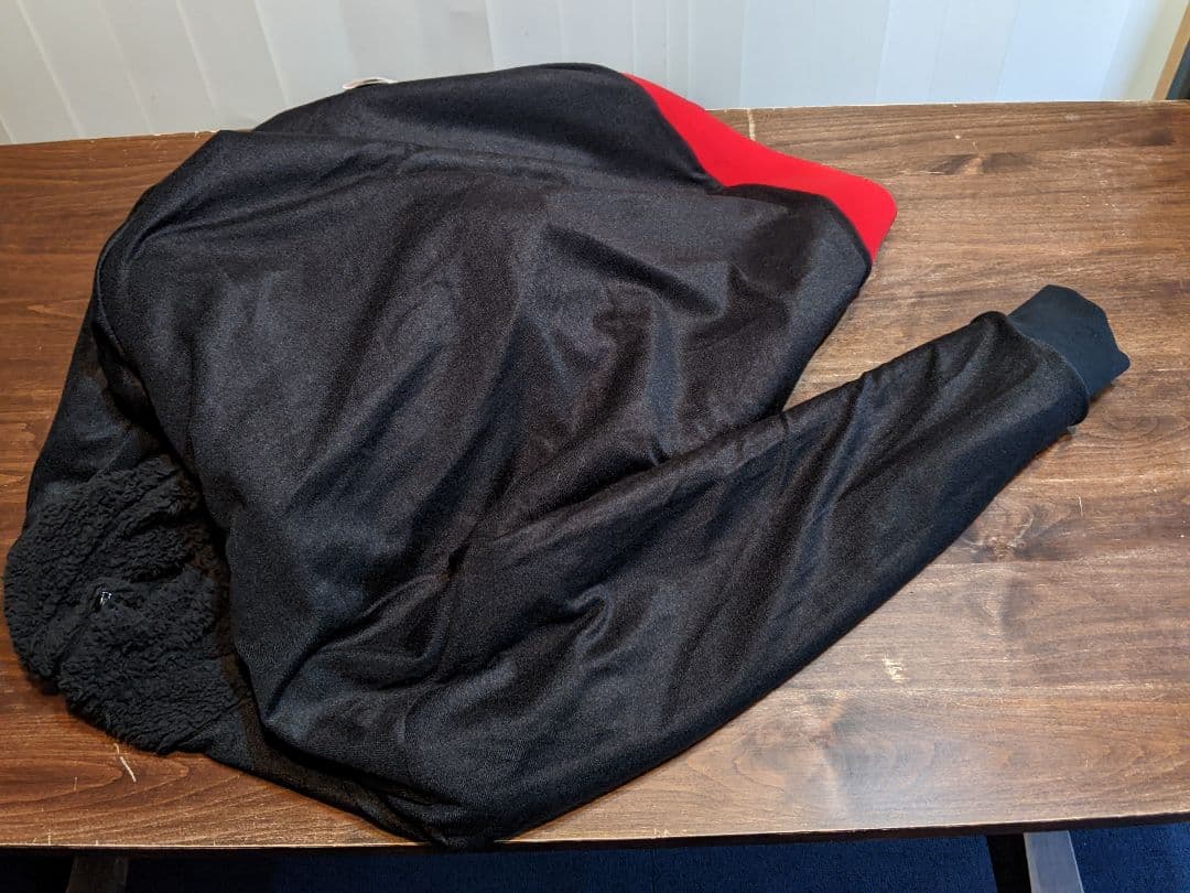 カジェヘラ　切替　ボア　ハーフジップ　パーカー　スウェット　ゴルフ　ウェア　黒