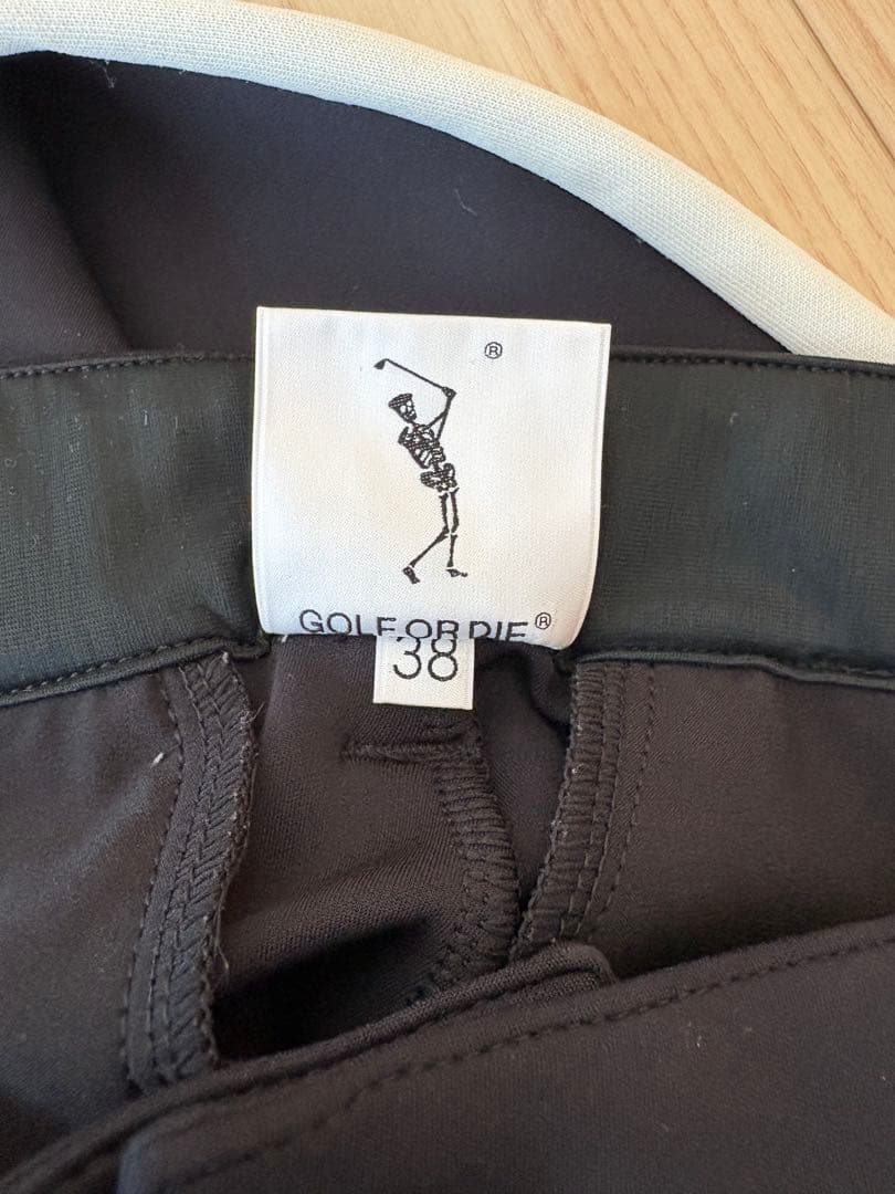 MARK & LONA ブラックパンツ サイドストライプ