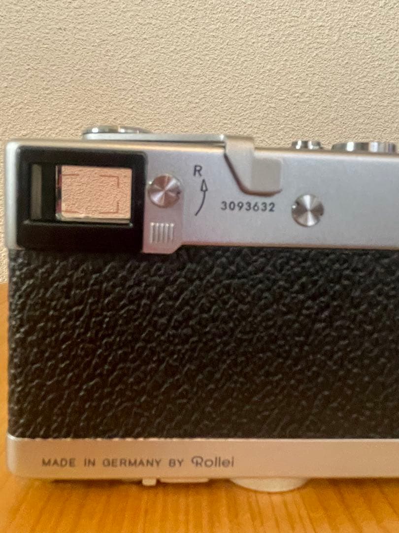 【完動品・美品】Rollei 35 ローライ35 シルバー　ドイツ製　露出計OK