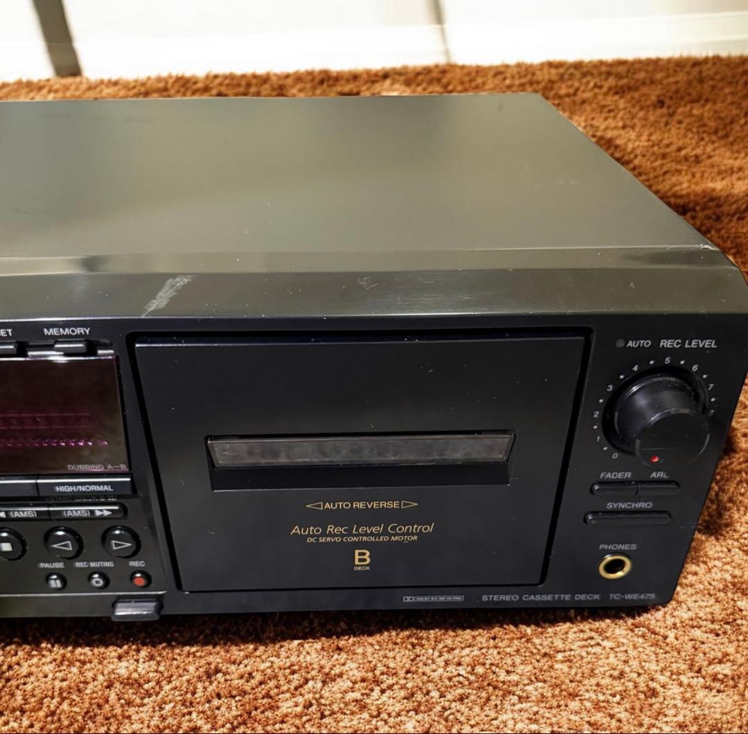 希少! SONY TC-WE475 ツインカセットデッキ 動作確認済み