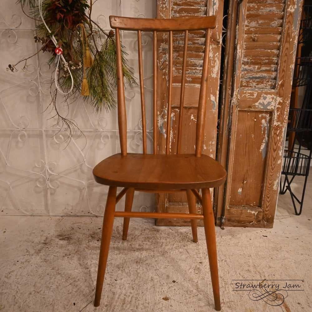 L3710-19-2 英国ヴィンテージ ERCOL ハイスティックチェア チェア