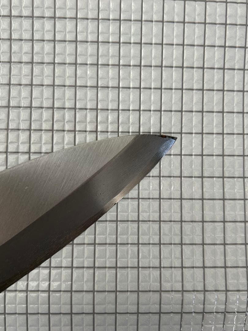 包丁 出刃包丁 180mm 紫檀丸柄 安来鋼青紙２号 出刃