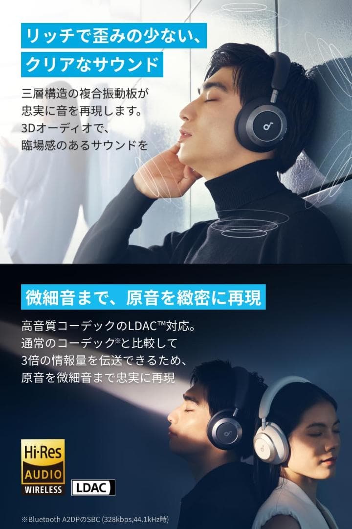 Anker Soundcore Space One Pro ワイヤレスヘッドホン