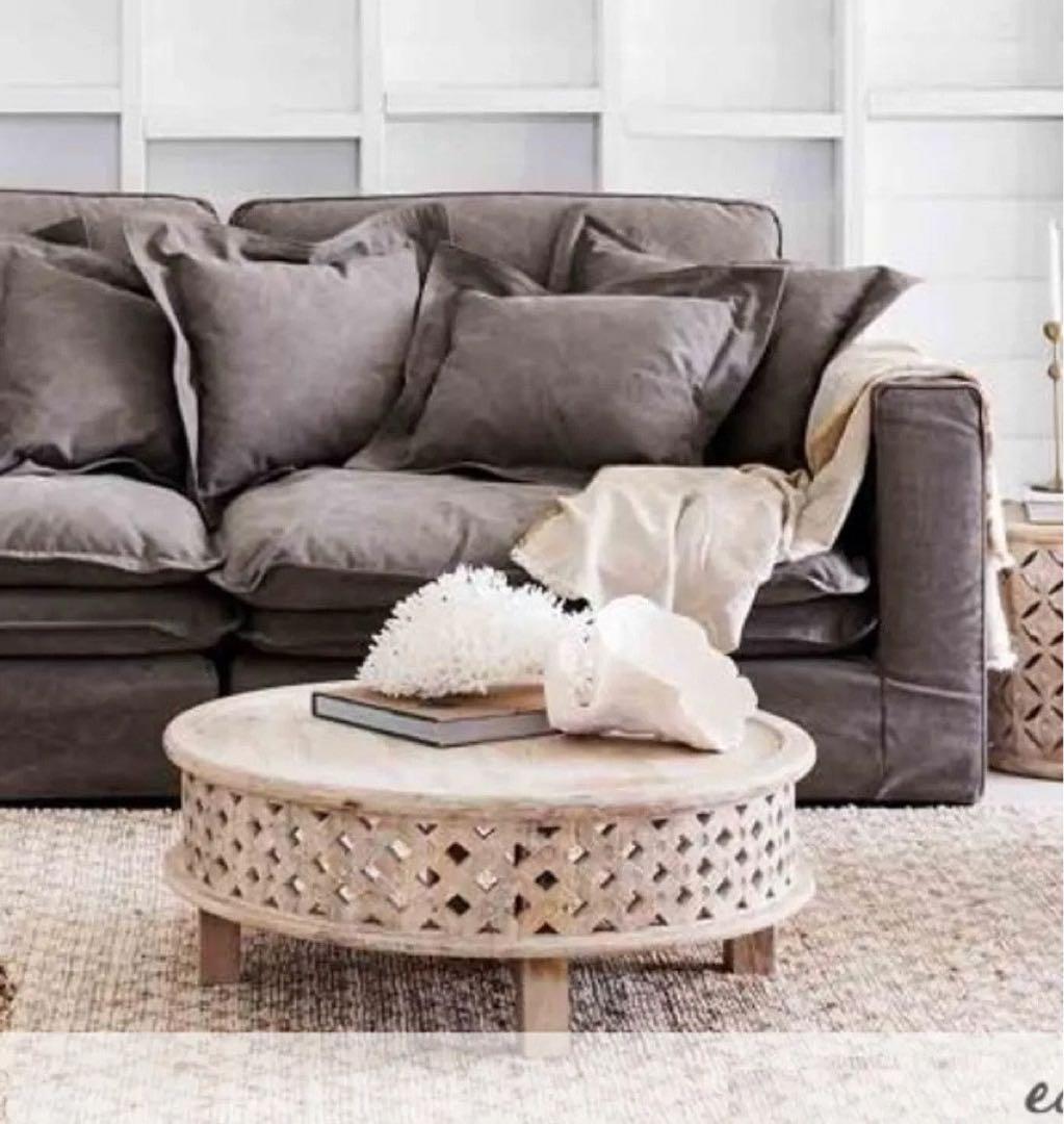 【海外直輸入】モロッカン ウッドテーブル ボヘミアン モロッコ　アジアン　希少