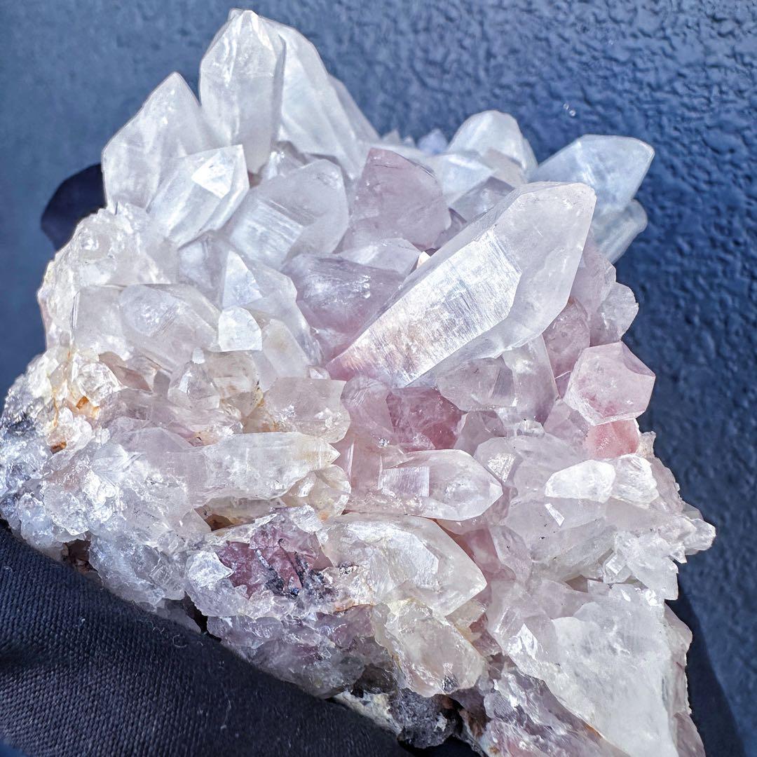 希少❗️高品質❗️超綺麗♡レインボー☆ヒマラヤ水晶 クラスター超強いパワーA1363