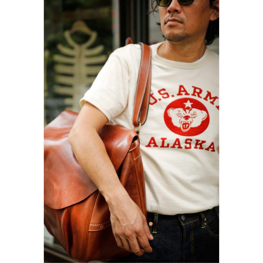 リアルマッコイズ FRONT-QUARTER ホースハイドMAIL BAG