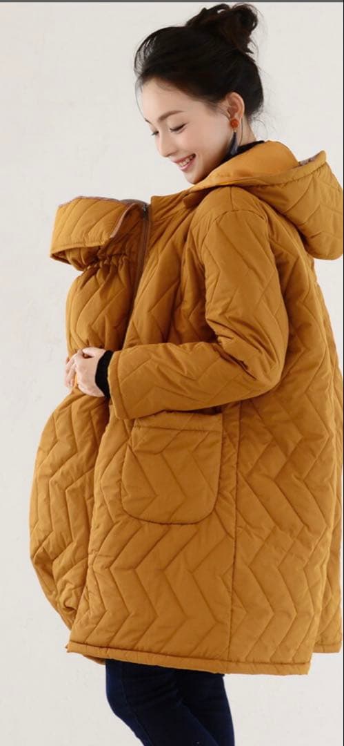 【美品】ママコート ミルクティーステラ 4way ダッカー付き フリーサイズ