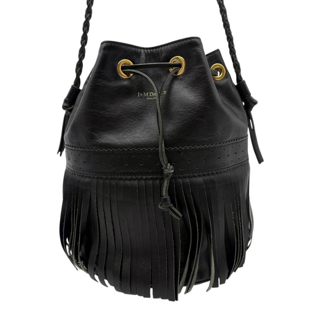 J&M DAVIDSON フリンジ カーニバル ショルダーバッグ ブラック