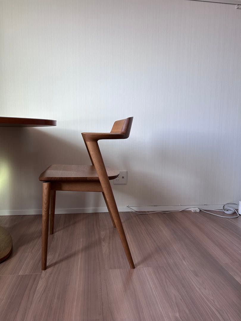 はな＊　飛騨産業 SEOTO セミアームチェア 2脚目有 N5 板座②