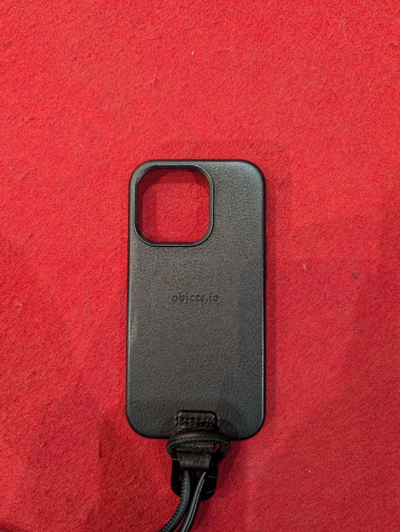 土屋鞄 objcts.io iPhone14Pro ケース、マイクロバッグ