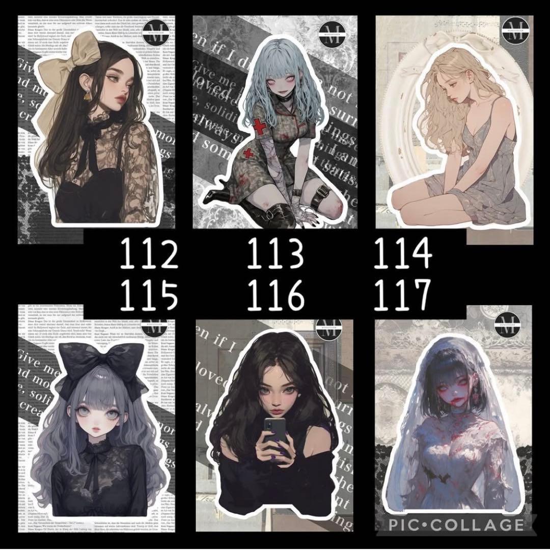 ▶︎maniatelier/オリジナルステッカーNo.2