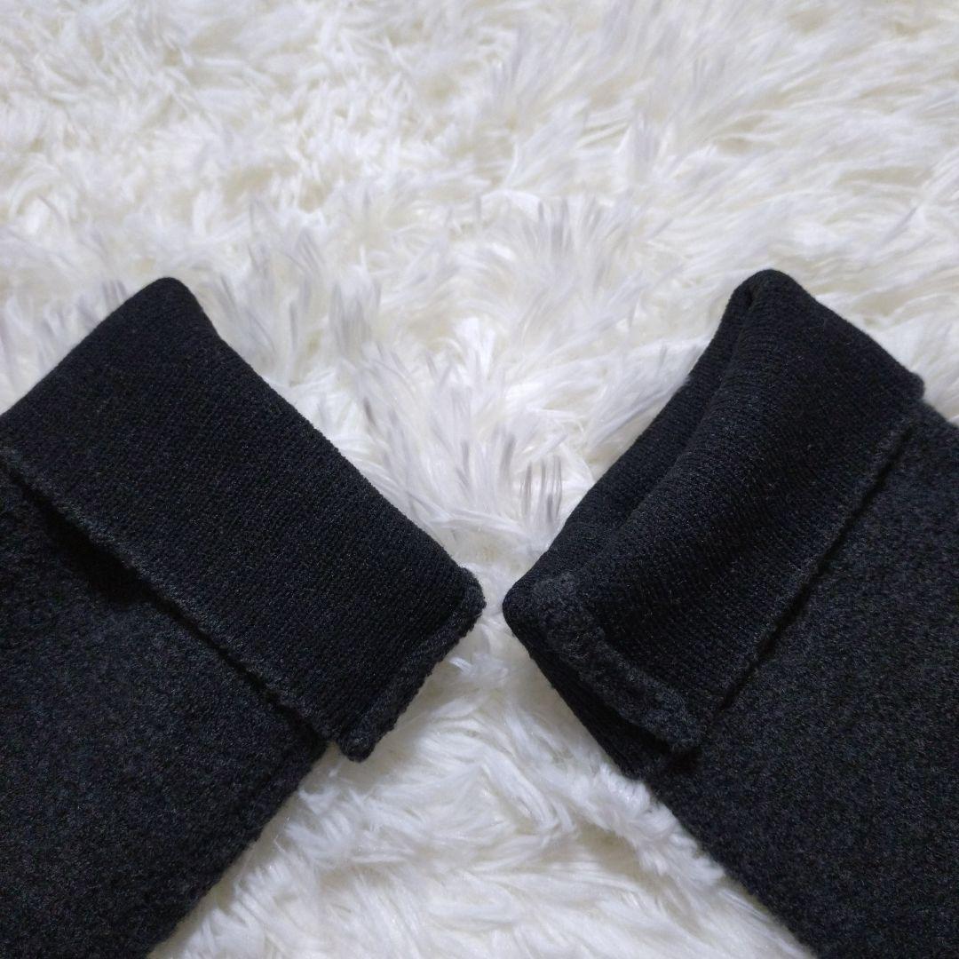 ボールジィ Ballsey ウールナイロンブークレーフロントオープンカーディガン