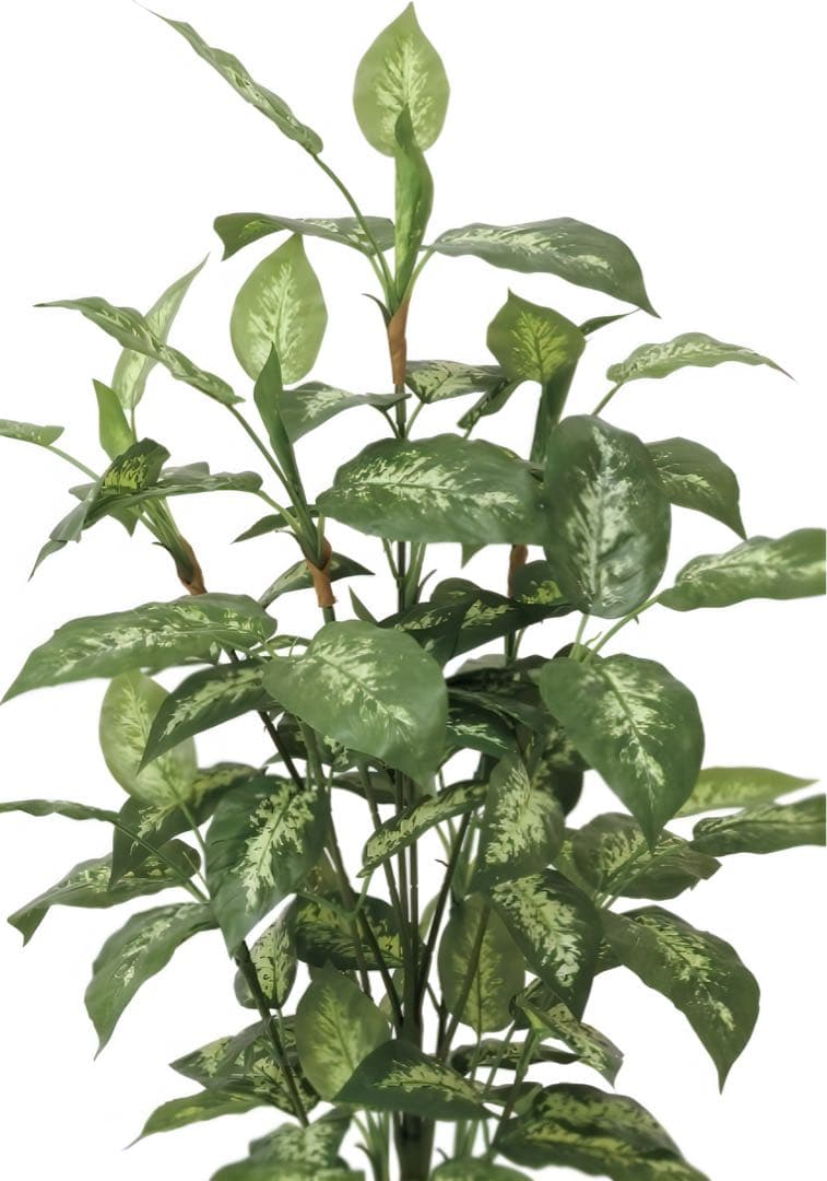 光触媒　人工観葉植物　フェイクグリーン　ディフェンバキア1.1m