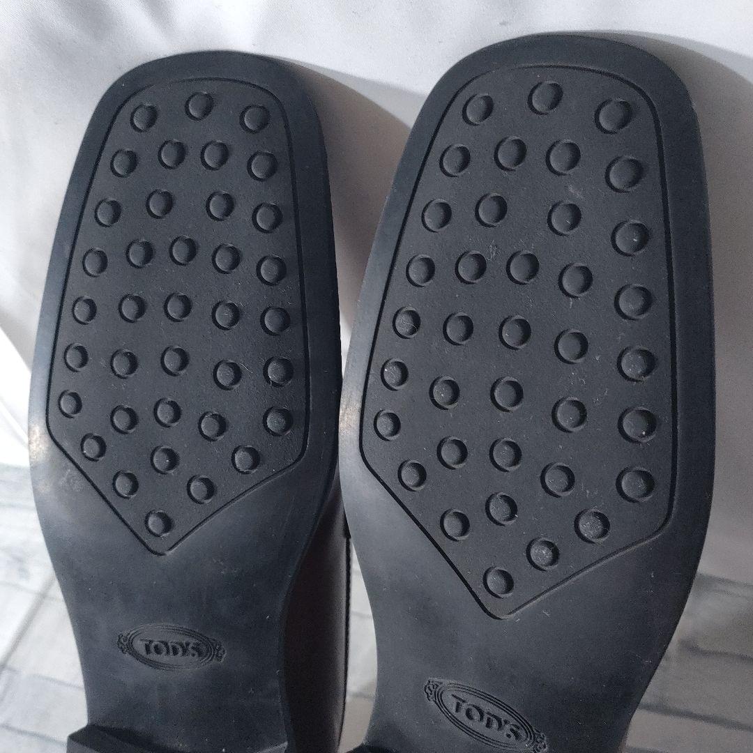 保存袋付き✨TOD'S　レザーローファ　タイムレス　ブラウン×ゴールド　37