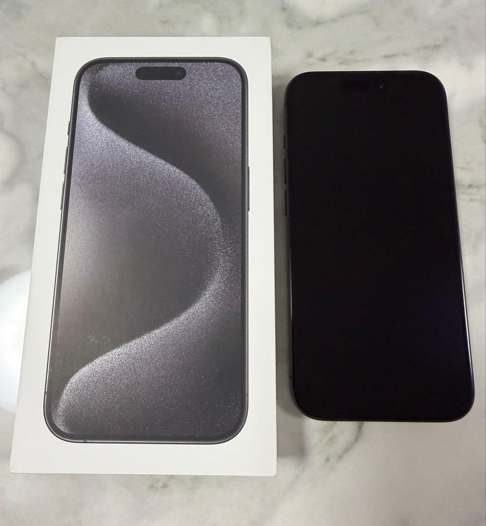 iPhone 15 Pro ブラックチタニウム 1TB 中古