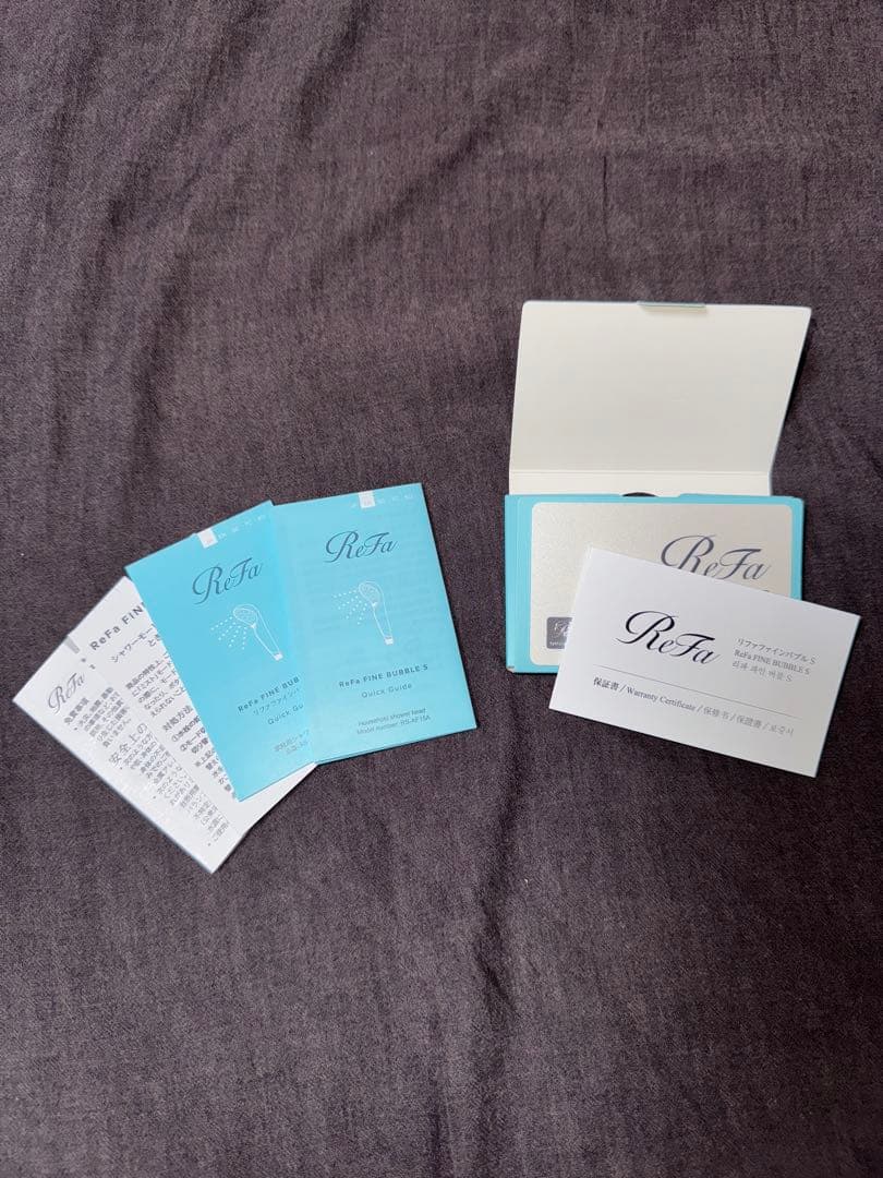 美品＊ReFa リファファインバブルSシャワーヘッド シルバー