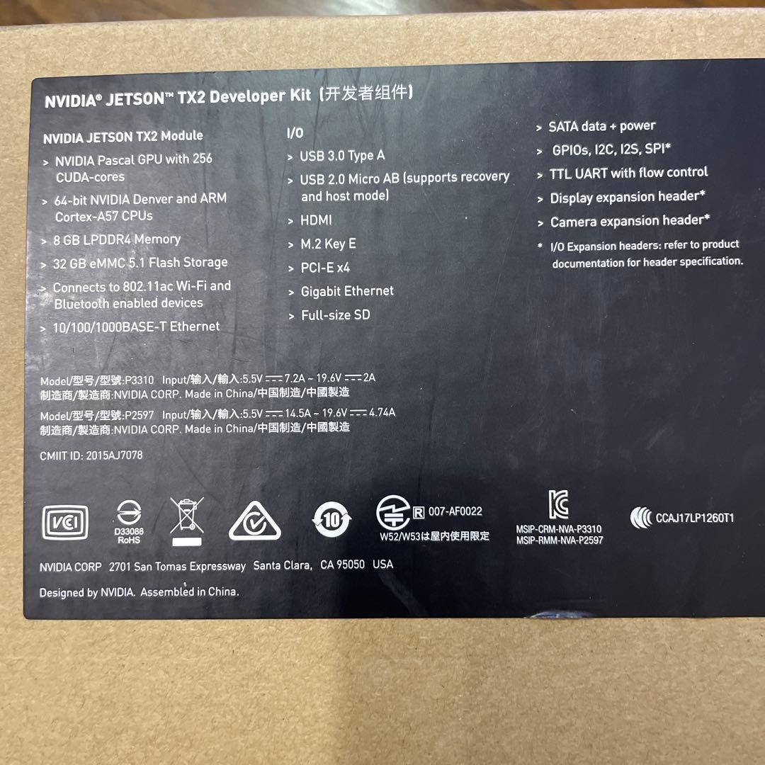 その他 NVIDIA JETSON TX2 developer kit