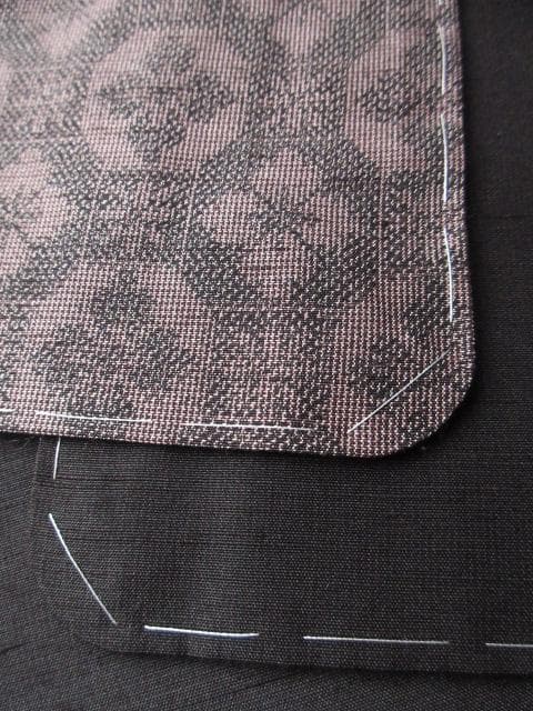 新古品！小田急百貨店誂製＊生紬＊モダン吉祥文様＊黒＊訪問着＊１６４ｃｍ＊裄６６