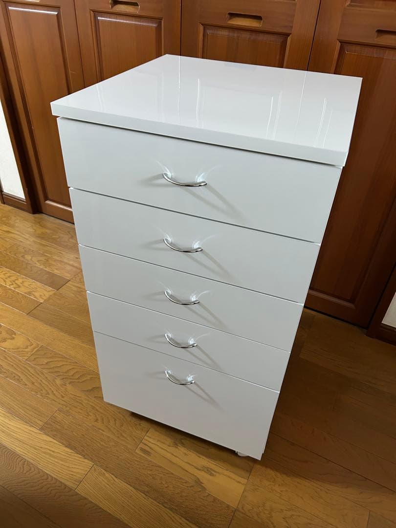 【お値下げしました】マルチワゴン 引出し 5段 キャスター付き