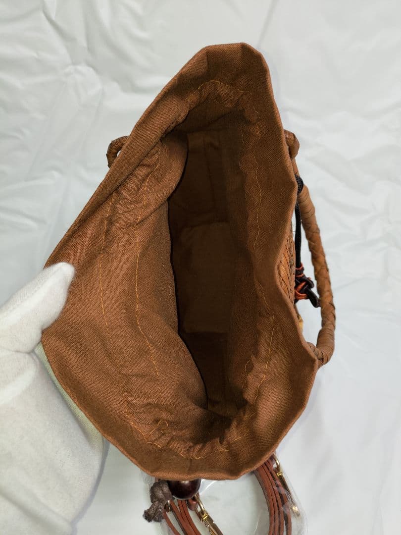 山葡萄かごバッグ 網代編み　手作り