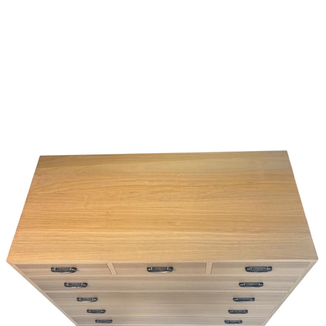 高級　加茂箪笥　桐タンス　5段