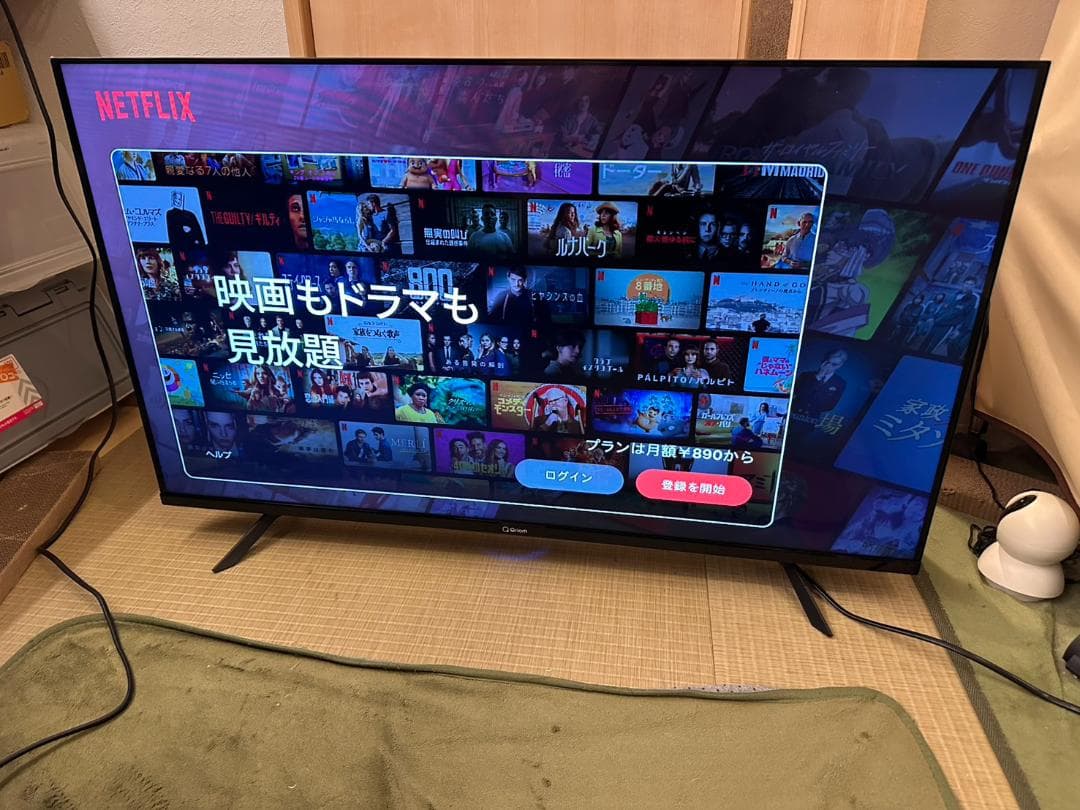 Qriom　40型　チューナーレステレビ　QRK-40TL2K　2025未使用近