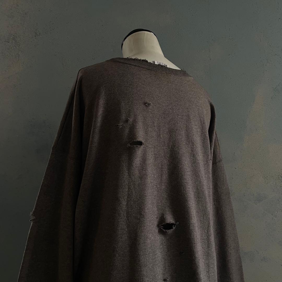 90s born paint“ grange”グレー”XL“boro sweat