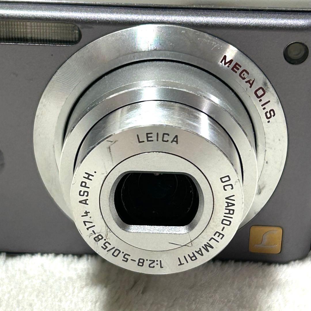 【美品 動作確認済】Panasonic LUMIX DMC-FX9 モーブグレー