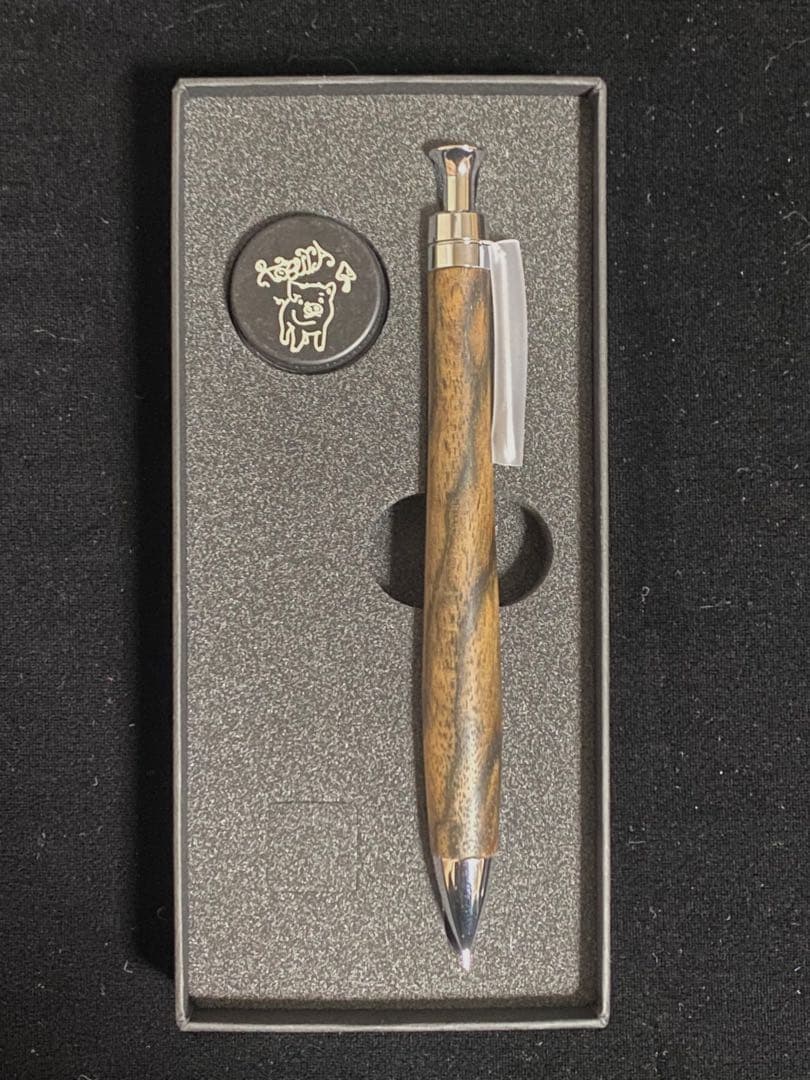 こぶた工房 シャープペンシル 黒柿 極上0.5mm