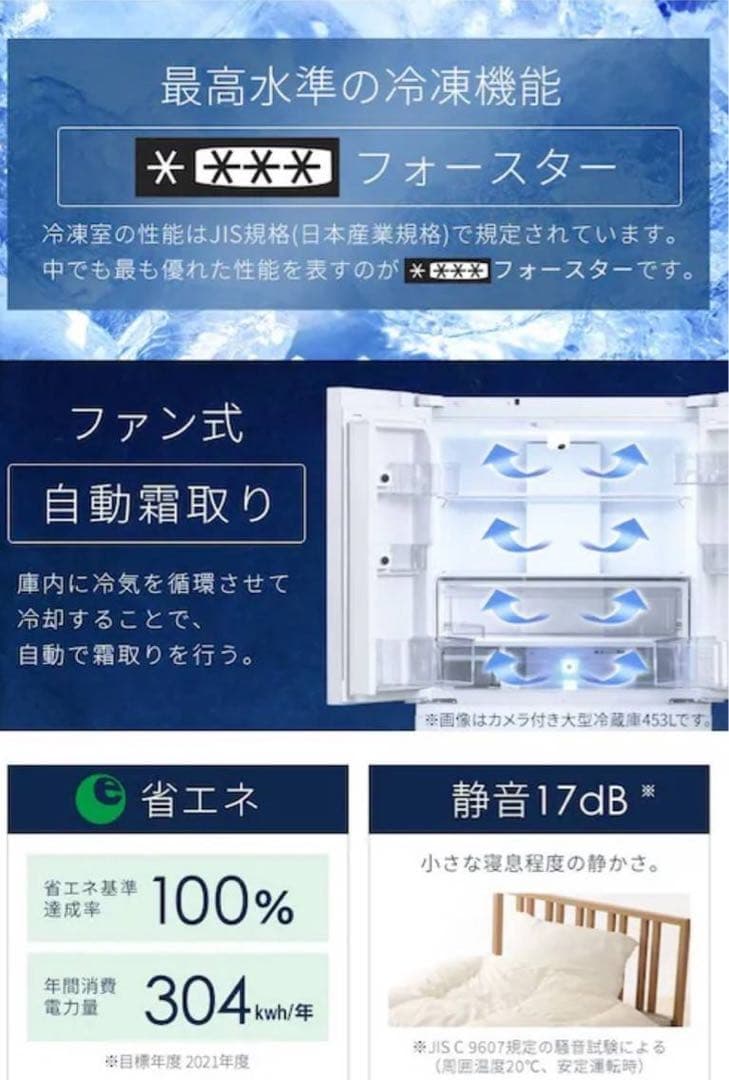 新品未開封❗アイリスオーヤマ　6ドア冷蔵庫　IRGN-50A-W　503L