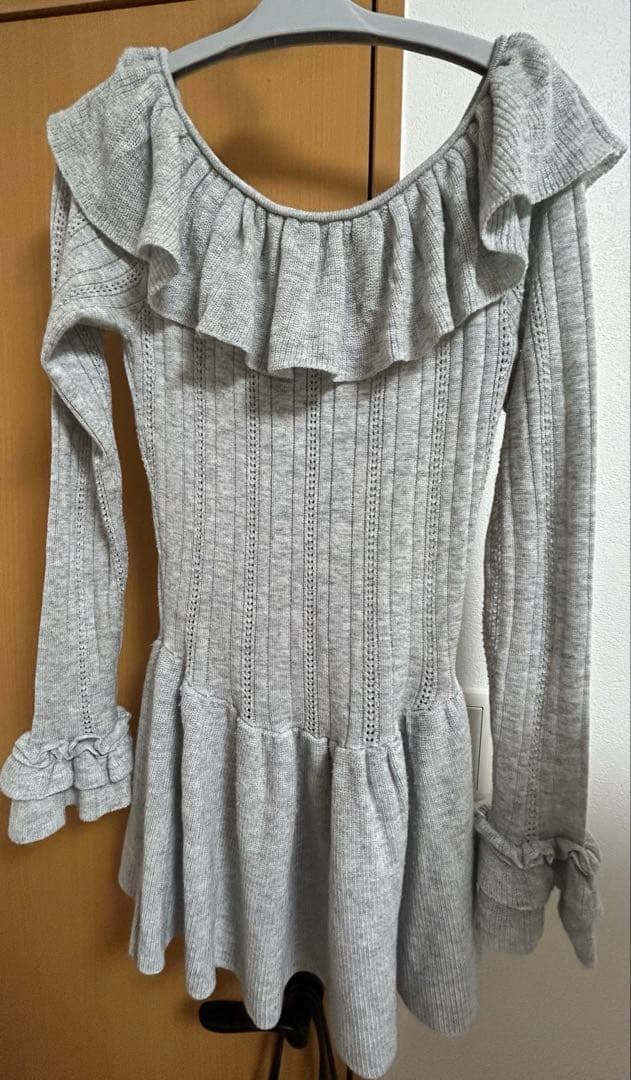 ワンピース andmary Hana knit mini dress
