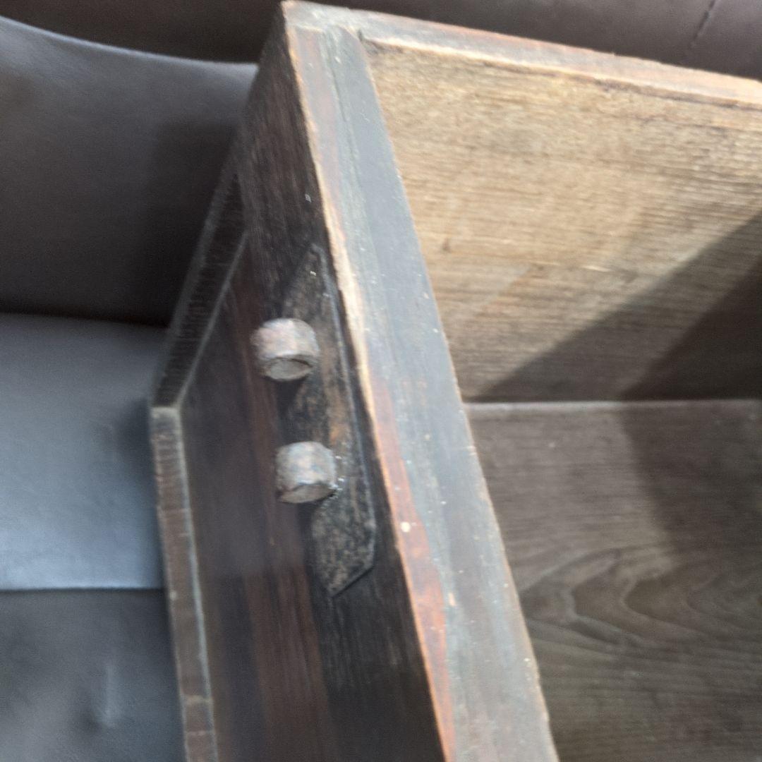 銭函 木製アンティーク雑貨