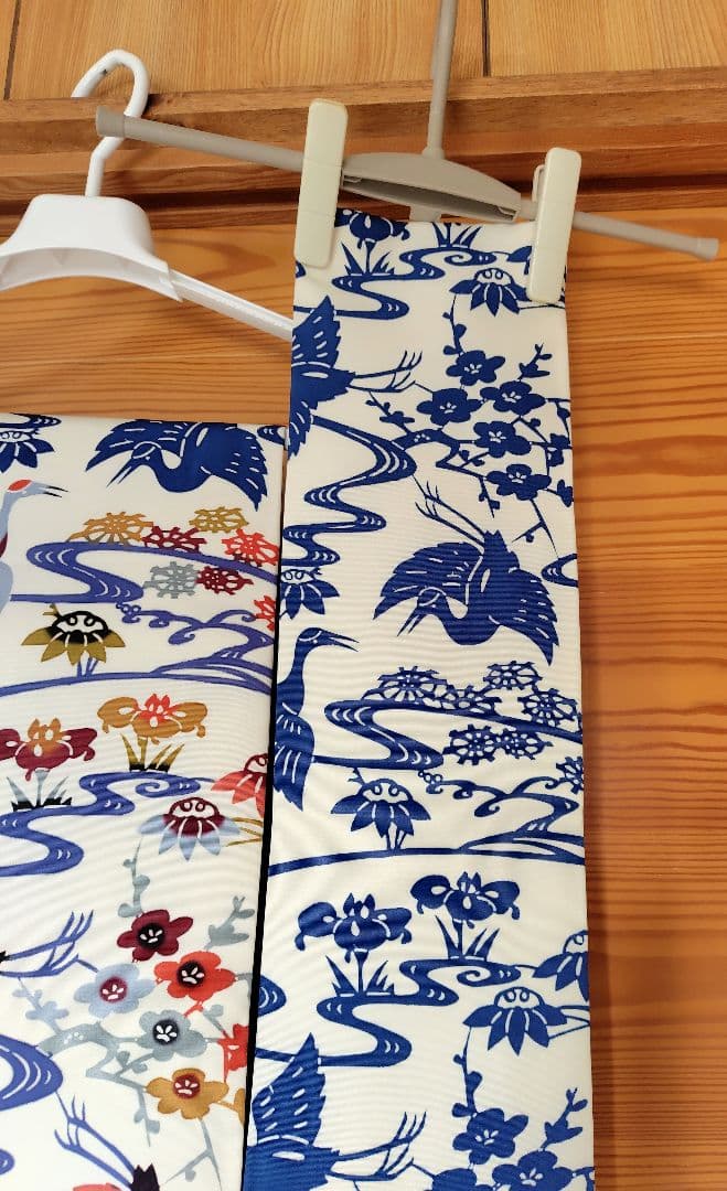 琉球紅型染め　上質の絹　名古屋帯
